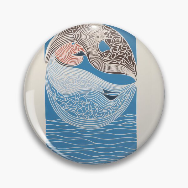 Item preview, Harmonious Mantas and Watercolors: An Asian-inspired Abstraction designed and sold by Piotrek0001.
