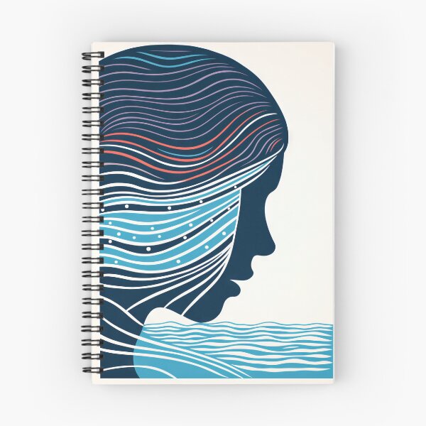 Item preview, Harmonious Mantas and Watercolors: An Asian-inspired Abstraction designed and sold by Piotrek0001.