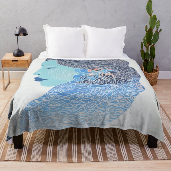 Item preview, Harmonious Mantas and Watercolors: An Asian-inspired Abstraction designed and sold by Piotrek0001.