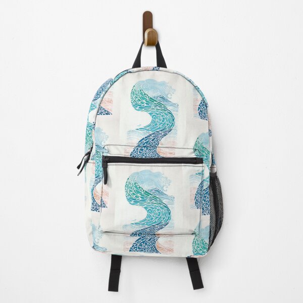 Item preview, Harmonious Mantas and Watercolors: An Asian-inspired Abstraction designed and sold by Piotrek0001.