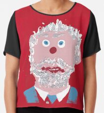 Portrait inspiré de Philippe Couillard - Martin Boisvert - Faces à flaques Top mousseline