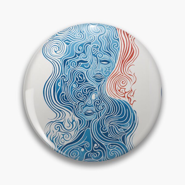 Item preview, Harmonious Mantas and Watercolors: An Asian-inspired Abstraction designed and sold by Piotrek0001.