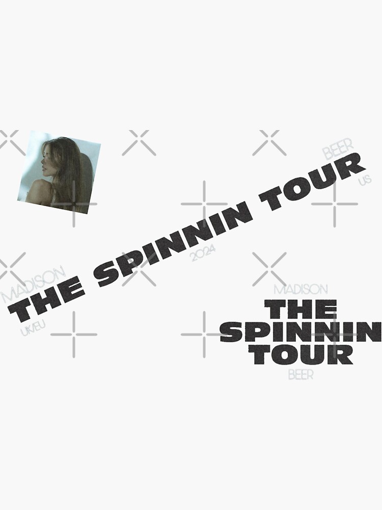 the spinnin tour Sticker for Sale by envytheleaves