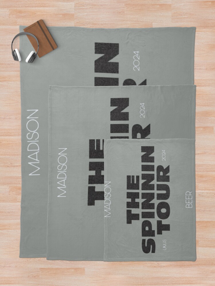 the spinnin tour Throw Blanket