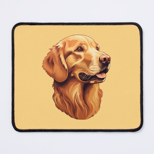 Item preview, Goldie Retrievers Dog Head Portrait Illustration designed and sold by solrevolver.