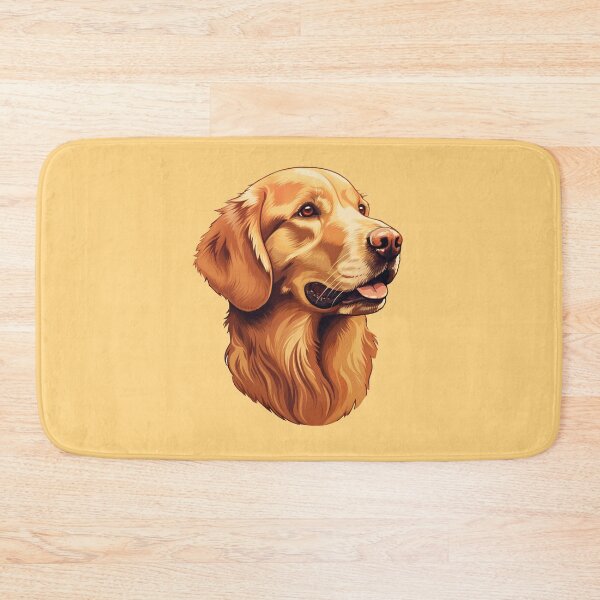 Item preview, Goldie Retrievers Dog Head Portrait Illustration designed and sold by solrevolver.