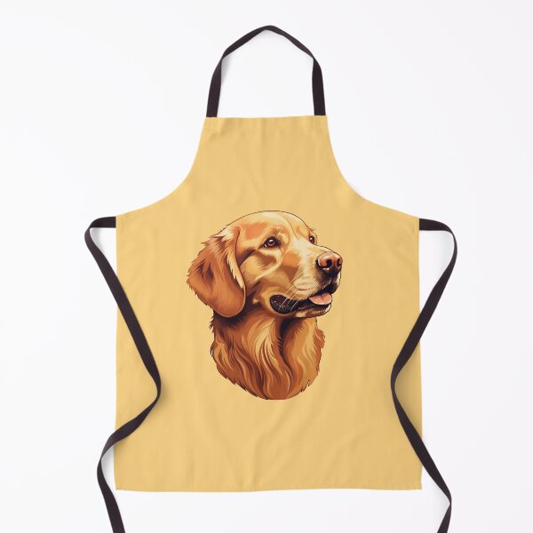 Item preview, Goldie Retrievers Dog Head Portrait Illustration designed and sold by solrevolver.