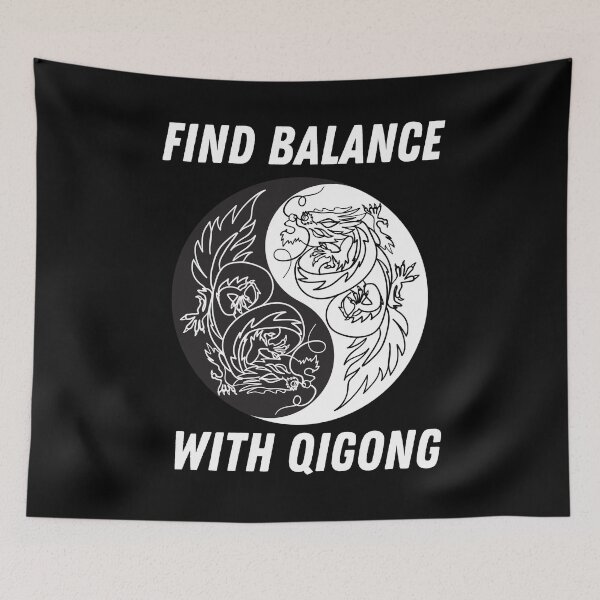 Item preview, Find balance with qigong designed and sold by FunkyMelon.