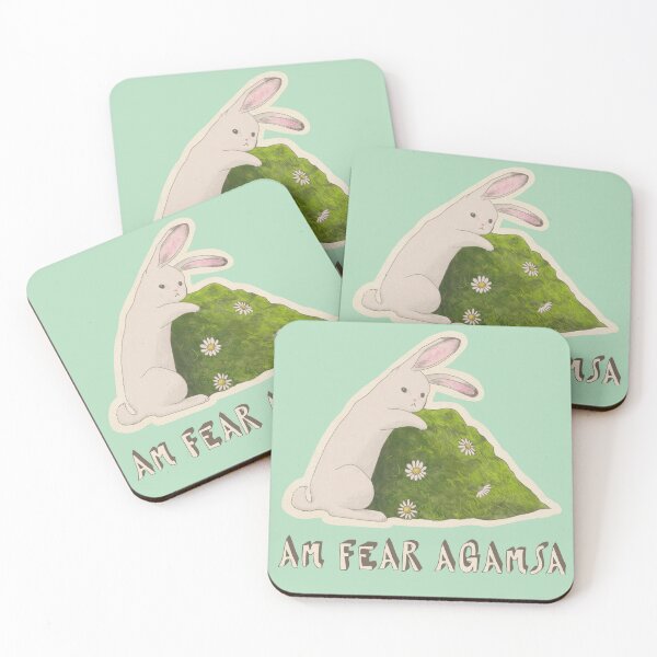 Am fear agamsa Coasters (Set of 4)