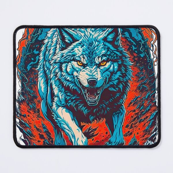 Item preview, Angry Wolf designed and sold by WLHmedia.com .