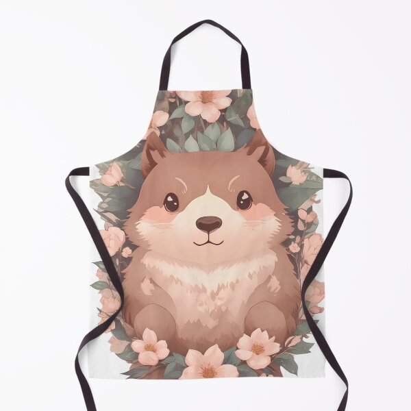 Item preview, Cute brown racoon - Pastel style designed and sold by ZooVerse.