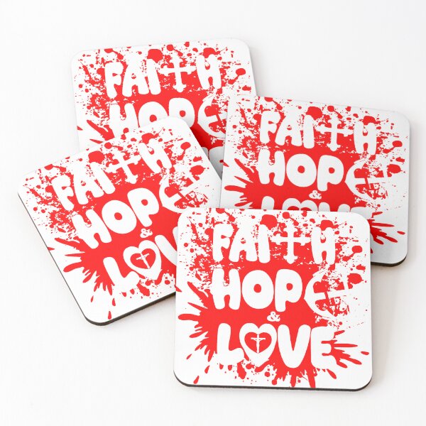 Item preview, bible verse 1 Corinthians 13:13- faith hope and love - logo and text - transparent design designed and sold by ZechJohnRB.