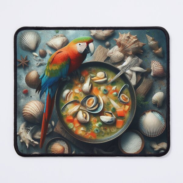 Item preview, Macaw Clam Chowder, Process Art designed and sold by ComputerContent.