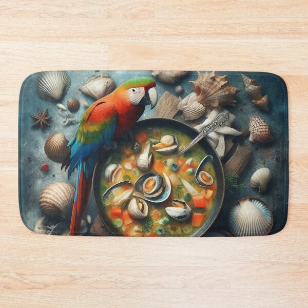 Item preview, Macaw Clam Chowder, Process Art designed and sold by ComputerContent.