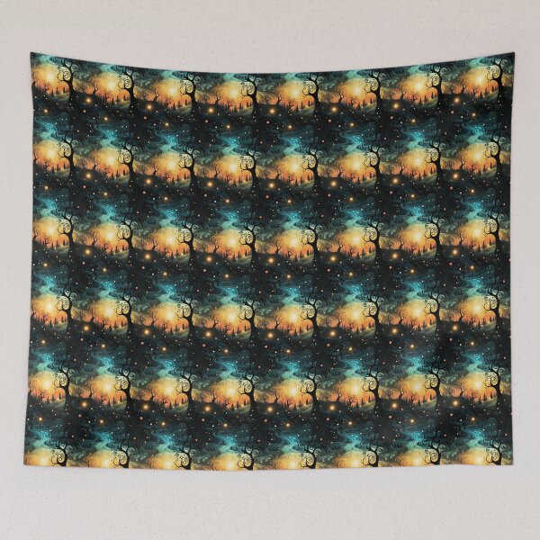 Item preview, Ethereal Halloween Dance: Seamless Memphis Design designed and sold by Moisky Patterns.