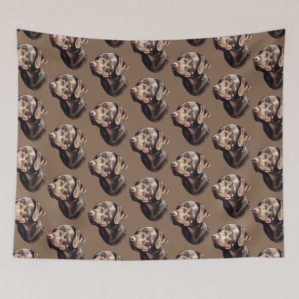Item preview, Labrador Retriever Dog Head Portrait Illustration designed and sold by solrevolver.