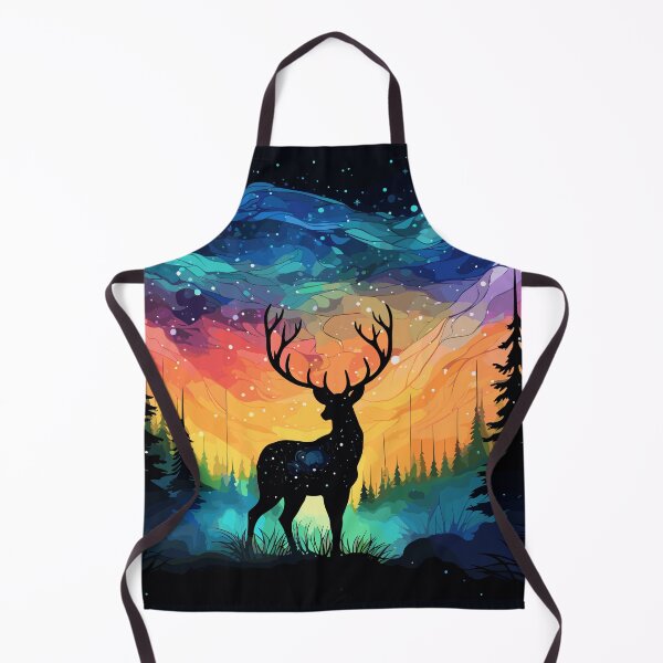 Item preview, Colorful boreal forest deer designed and sold by etherElric.