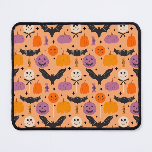Item preview, Halloween Pattern, Pumpkins and Bats designed and sold by Sunmoonlove.