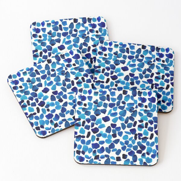 Item preview, Spotted Blue Watercolour Pattern designed and sold by AuraDesigner.