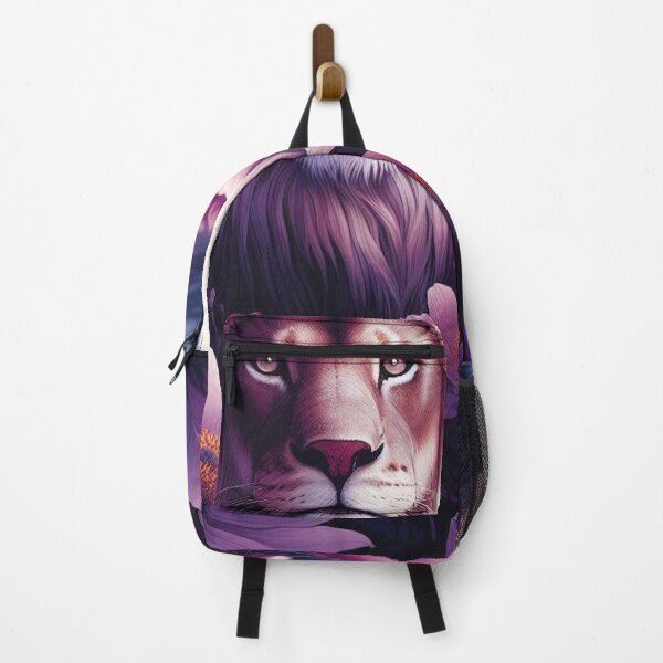 Item preview, Mountain Lion In a Field of Anemone Flowers, Luminism designed and sold by ComputerContent.