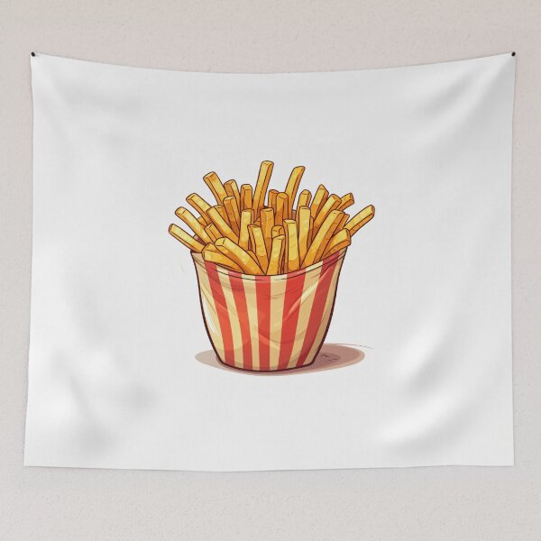 Item preview, Retro French Fries designed and sold by FarOutTees.