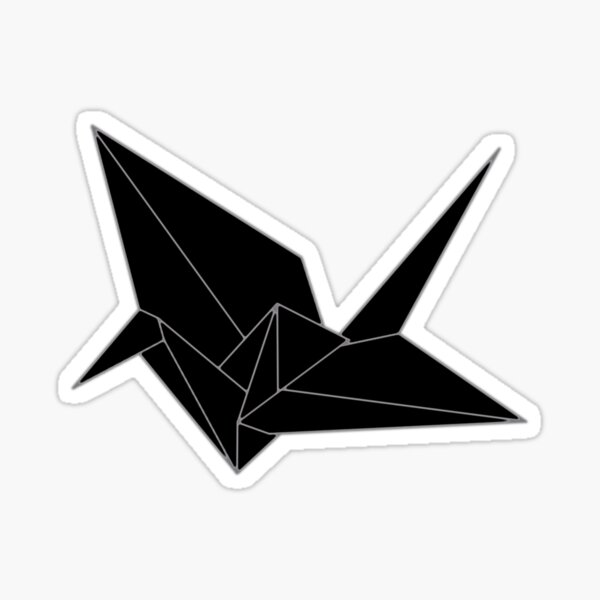 Item preview, Black Paper Crane designed and sold by SiriuslyShawni.