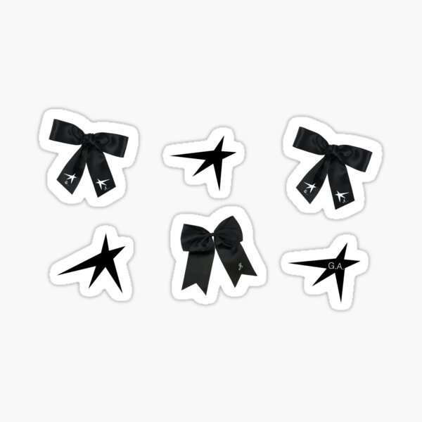 1 Bow Decal, Cute Bow Sticker, Hairbow Decal, Hairbow