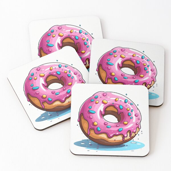 Item preview, Pink Frosted Donut. designed and sold by FarOutTees.