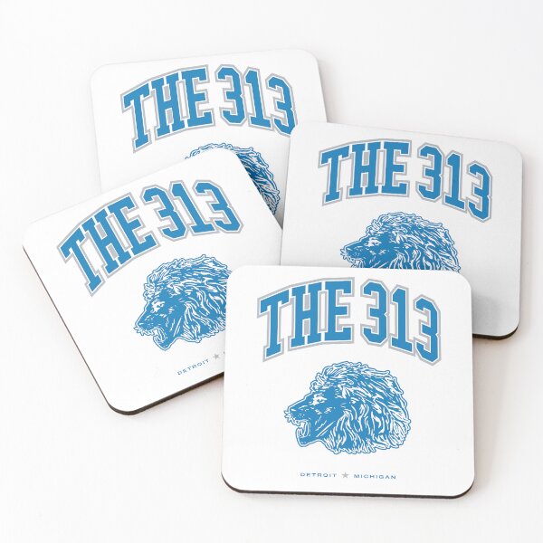 Item preview, DETROIT: Vintage 313 Football Graphic designed and sold by damgoodgame.