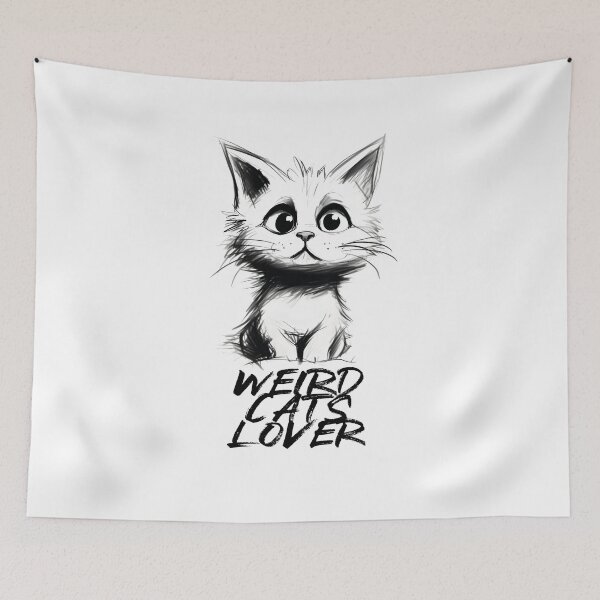 Item preview, Weird Cats Lover designed and sold by JustOneKidd.