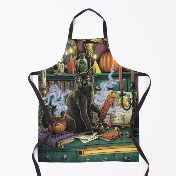 Item preview, Everyday Witch's Familiars Oracle - The Black Cat designed and sold by Elisabeth Alba Illustration.