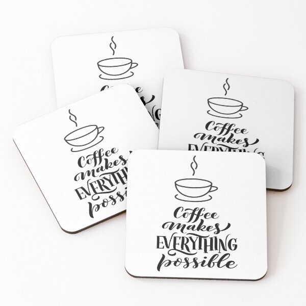 Item preview, Coffee Makes Everything Possible designed and sold by Beauty Art Printable.
