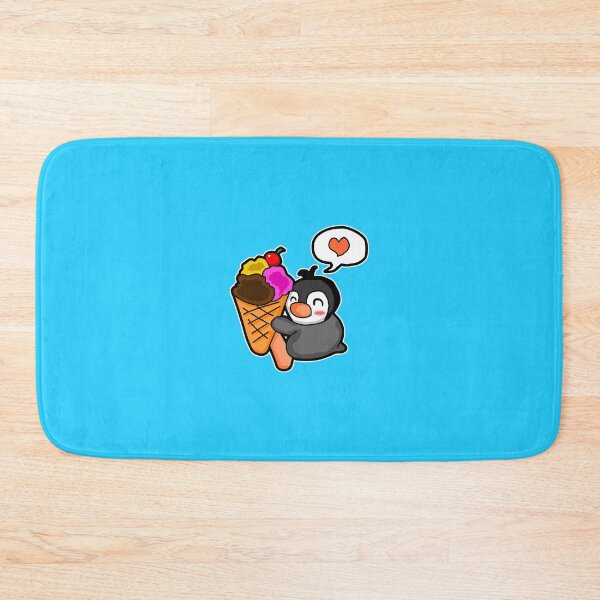 Item preview, Kawaii Baby Penguin and Ice Cream designed and sold by fantasmahappy.