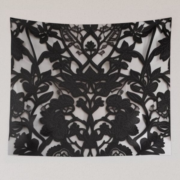 Item preview, Black lace  designed and sold by Roxburylane.
