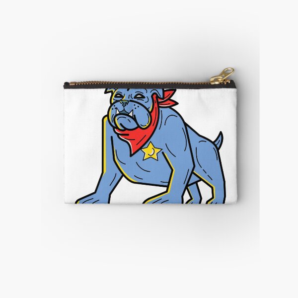 Item preview, Sheriff Bulldog Standing Guard Mono Line Art designed and sold by patrimonio.