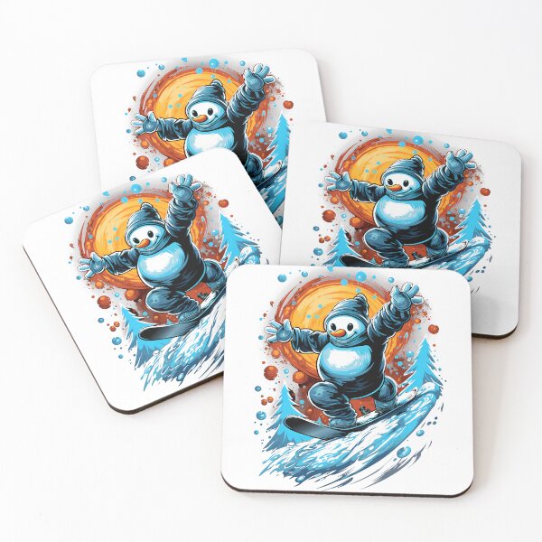 Item preview, Snowboarding Snowman's Epic Airborne Adventure designed and sold by Justin Haas.