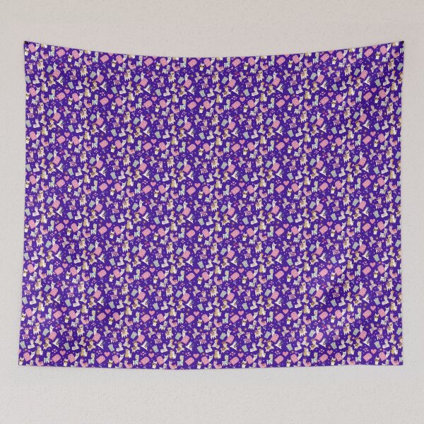Item preview, Alpaca Christmas Pattern designed and sold by Wolfheartart.