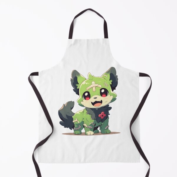 Item preview, Cute Kawaii Halloween Dog Zombie Puppy Smiling designed and sold by CozyKawaiiArt.