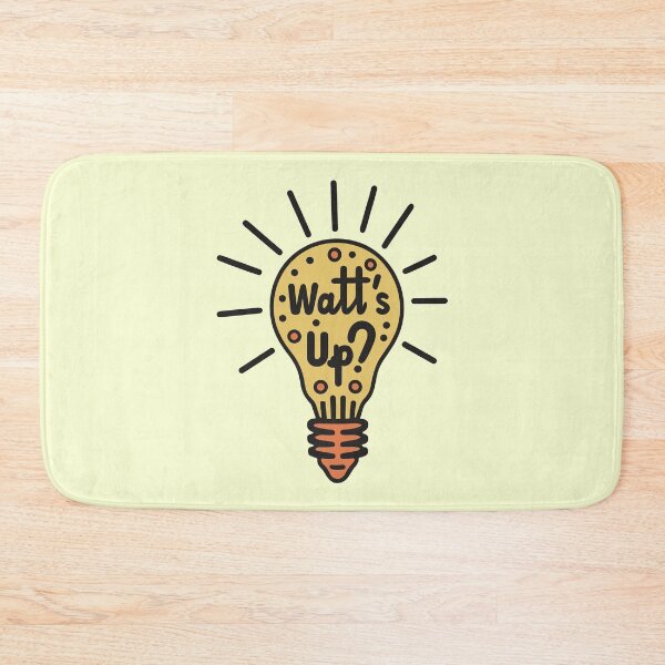 Item preview, Light bulb: watts up design in yellow and orange designed and sold by ARVM.
