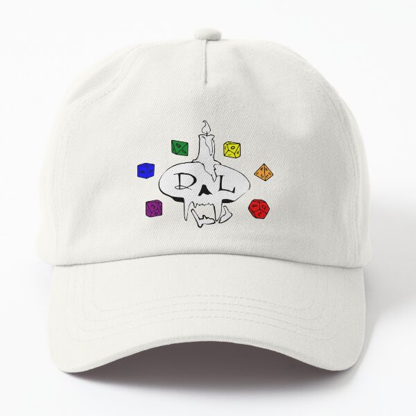 DreadLore Skull Pride - black lettering with outline Dad Hat