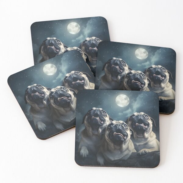 Item preview, Howling Pugs designed and sold by FarOutTees.