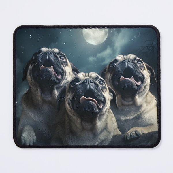 Item preview, Howling Pugs designed and sold by FarOutTees.