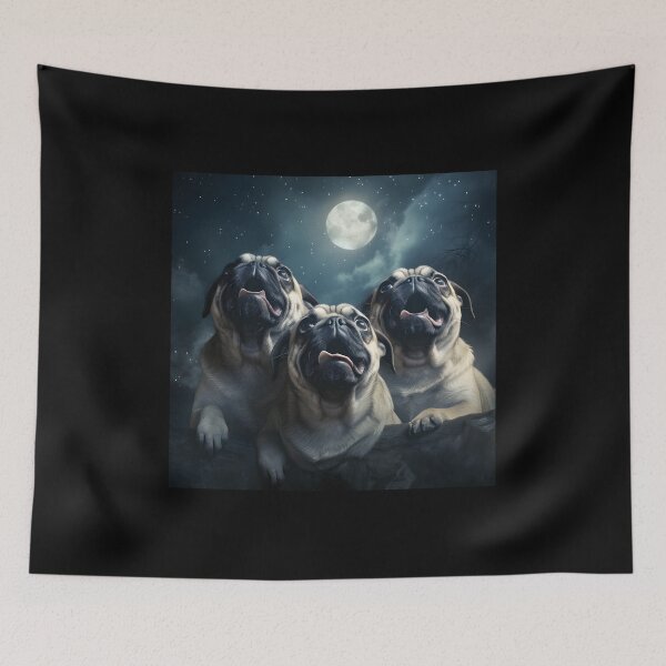 Item preview, Howling Pugs designed and sold by FarOutTees.