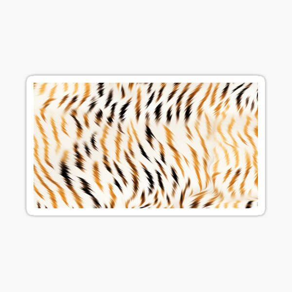 Tiger pattern texture, Tiger vector, Tiger fur texture or abstract pattern, Textile Patterns Sticker
