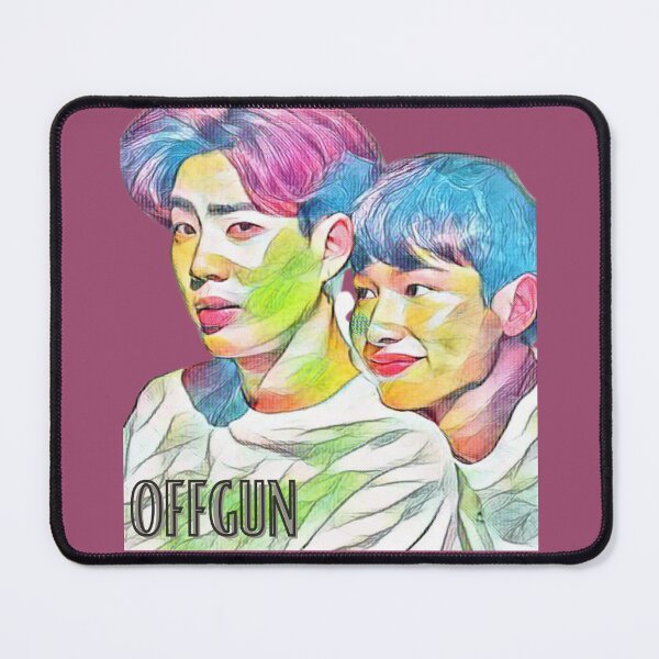 Item preview, GMMTV - coupled actors OffGun oil painting style in pastels designed and sold by Sunflower5576.