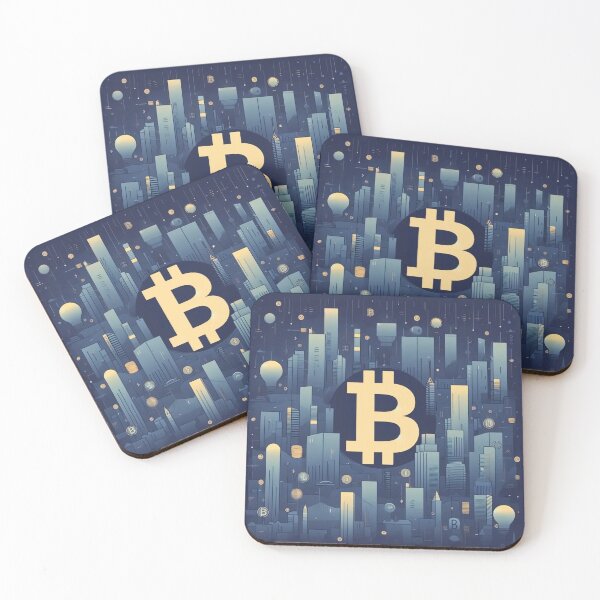 Item preview, Bitcoin logo pattern designed and sold by Fantes.