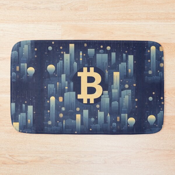 Item preview, Bitcoin logo pattern designed and sold by Fantes.