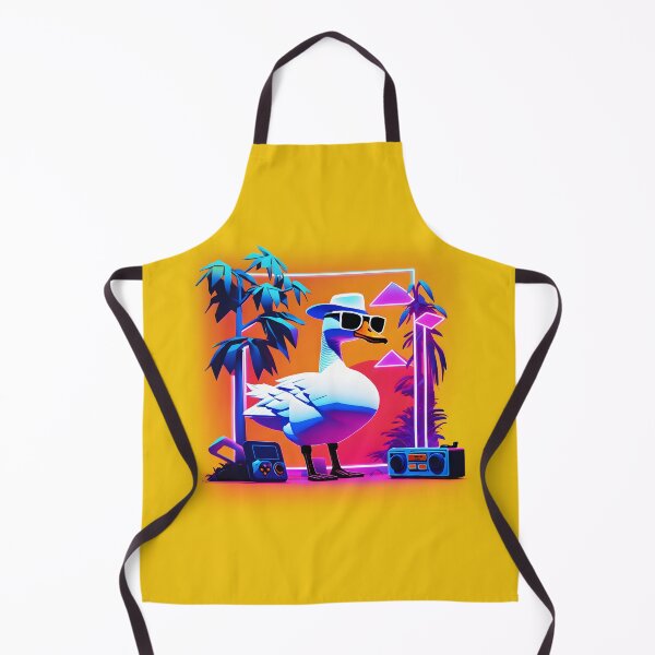 Item preview, Retro duck on vacation  designed and sold by slothsandducks.
