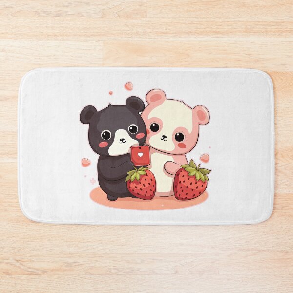 Item preview, Little bears Zico and Rose are very much in love and hungry. designed and sold by br3wow.