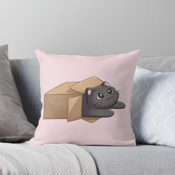 Item preview, Cute Black Cat In Box designed and sold by Meowrye.